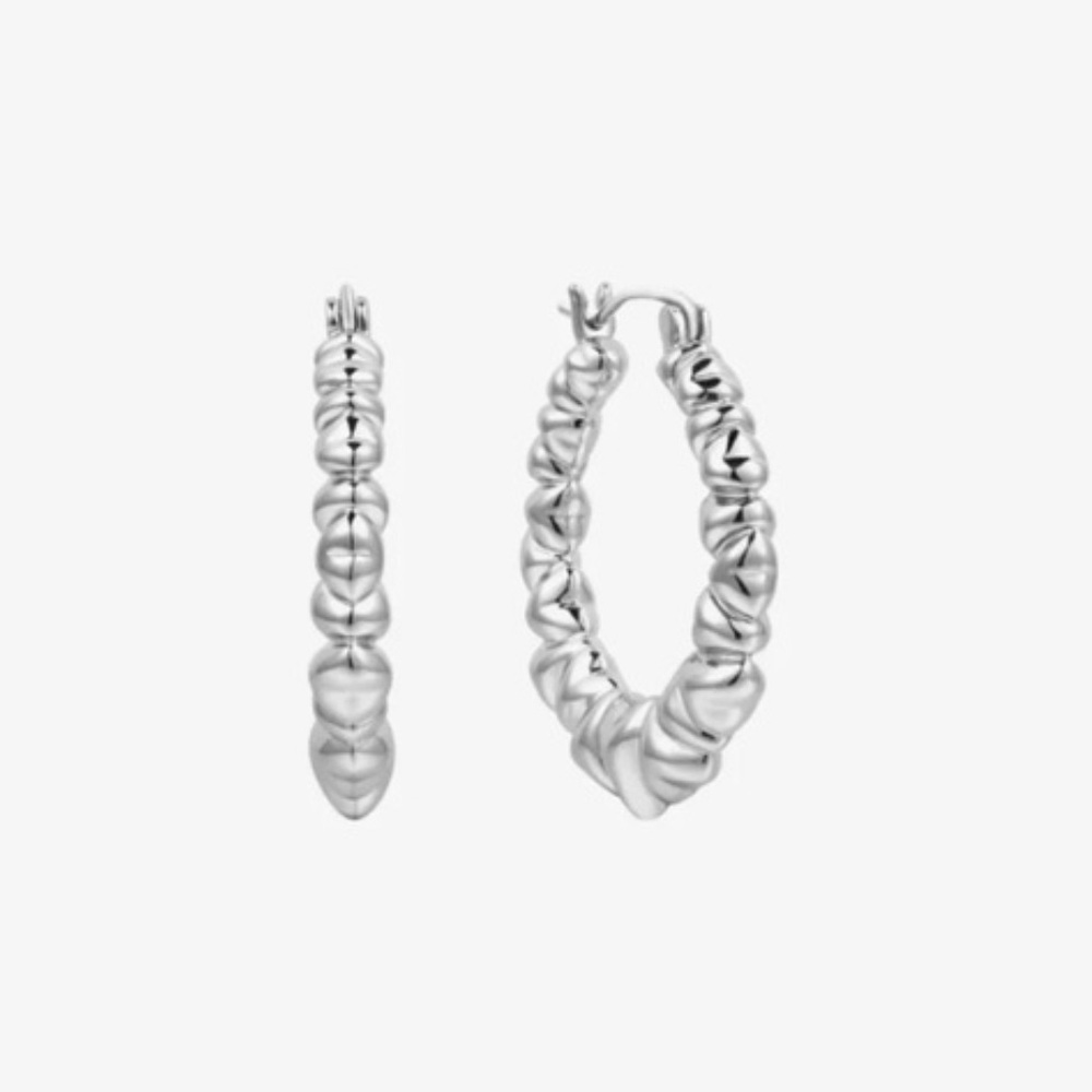 Rumored Endless Love Hoops - Silver